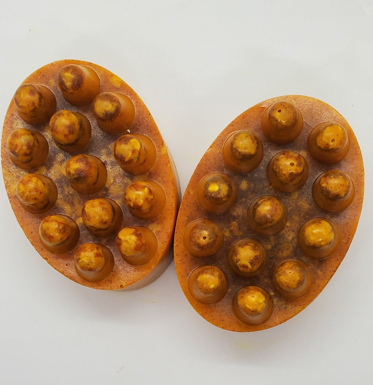Face & Body Turmeric, Honey, and Oatmeal Shea Butter Massage Bar. image 0