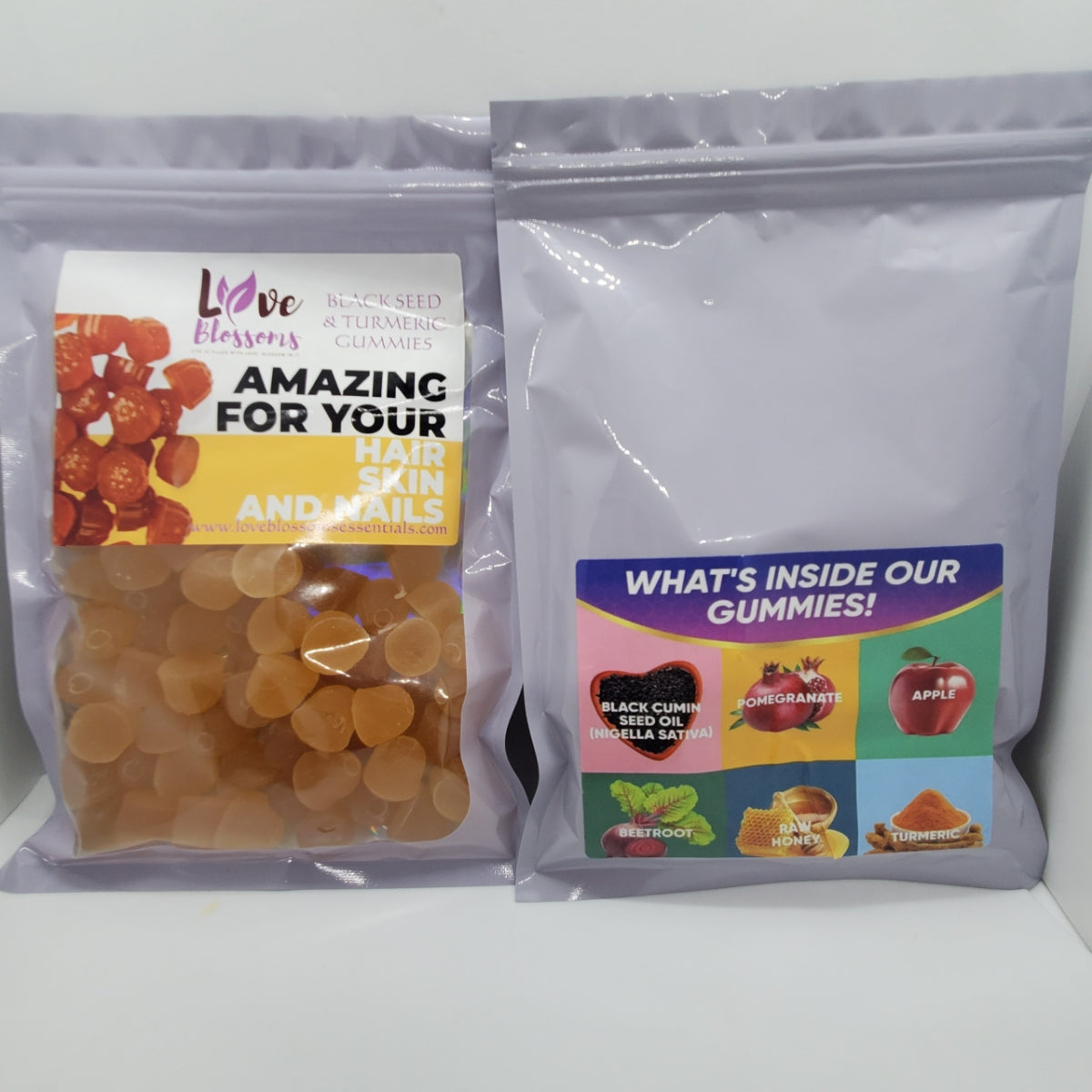 Black Seed & Turmeric Hair, Skin and Nail Gummies image 1