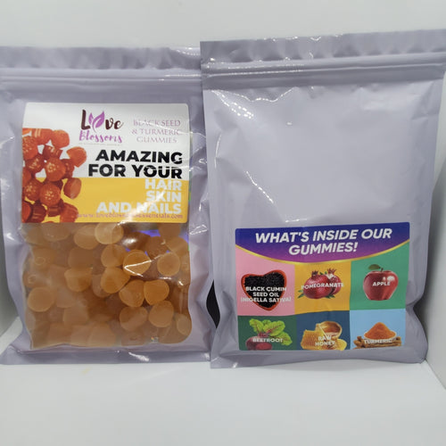 Black Seed & Turmeric Hair, Skin and Nail Gummies image 1
