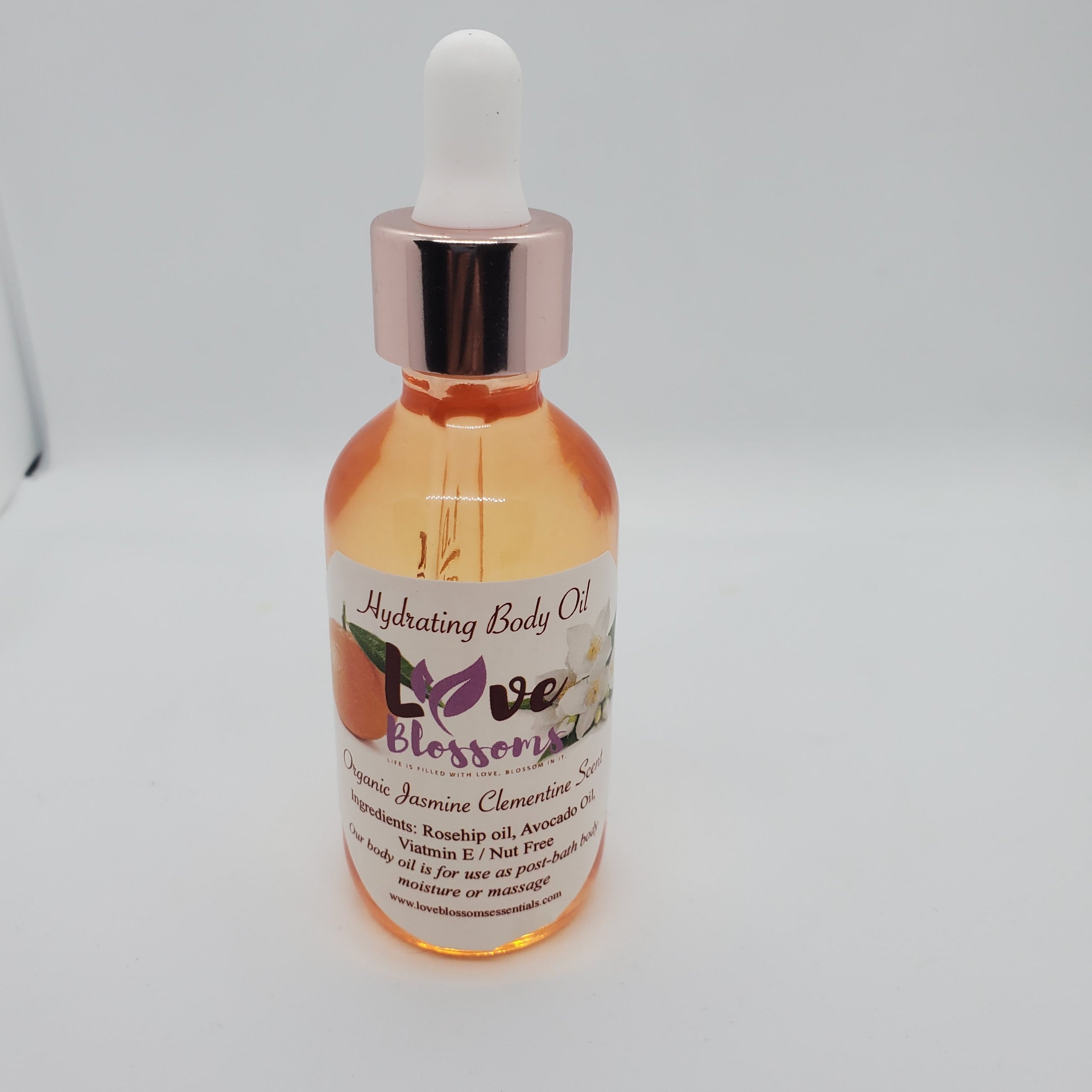 Hydrating Body Oil - Organic Jasmine Clementine image 0