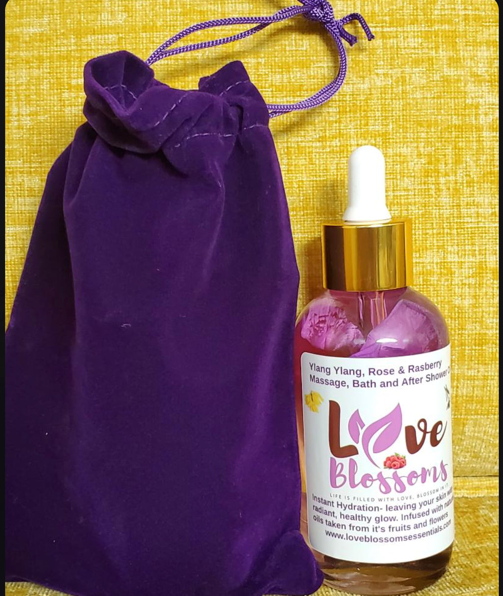 Ylang Ylang Rose & Raspberry Massage, Bath and AfterShower Oil image 1