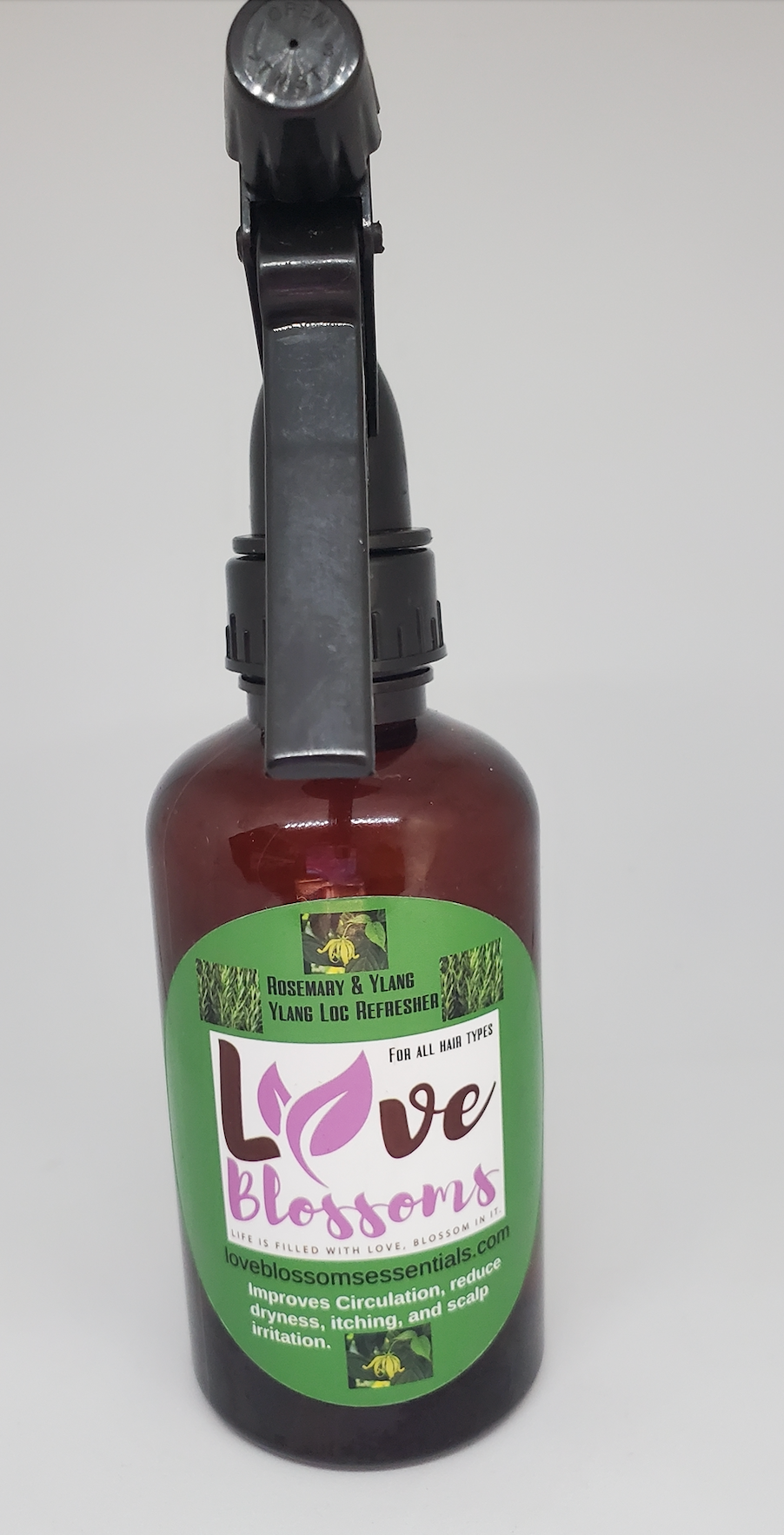 Rosemary and  Ylang  Ylang  Loc and Braid Hydrating & Moisturizing  Spray