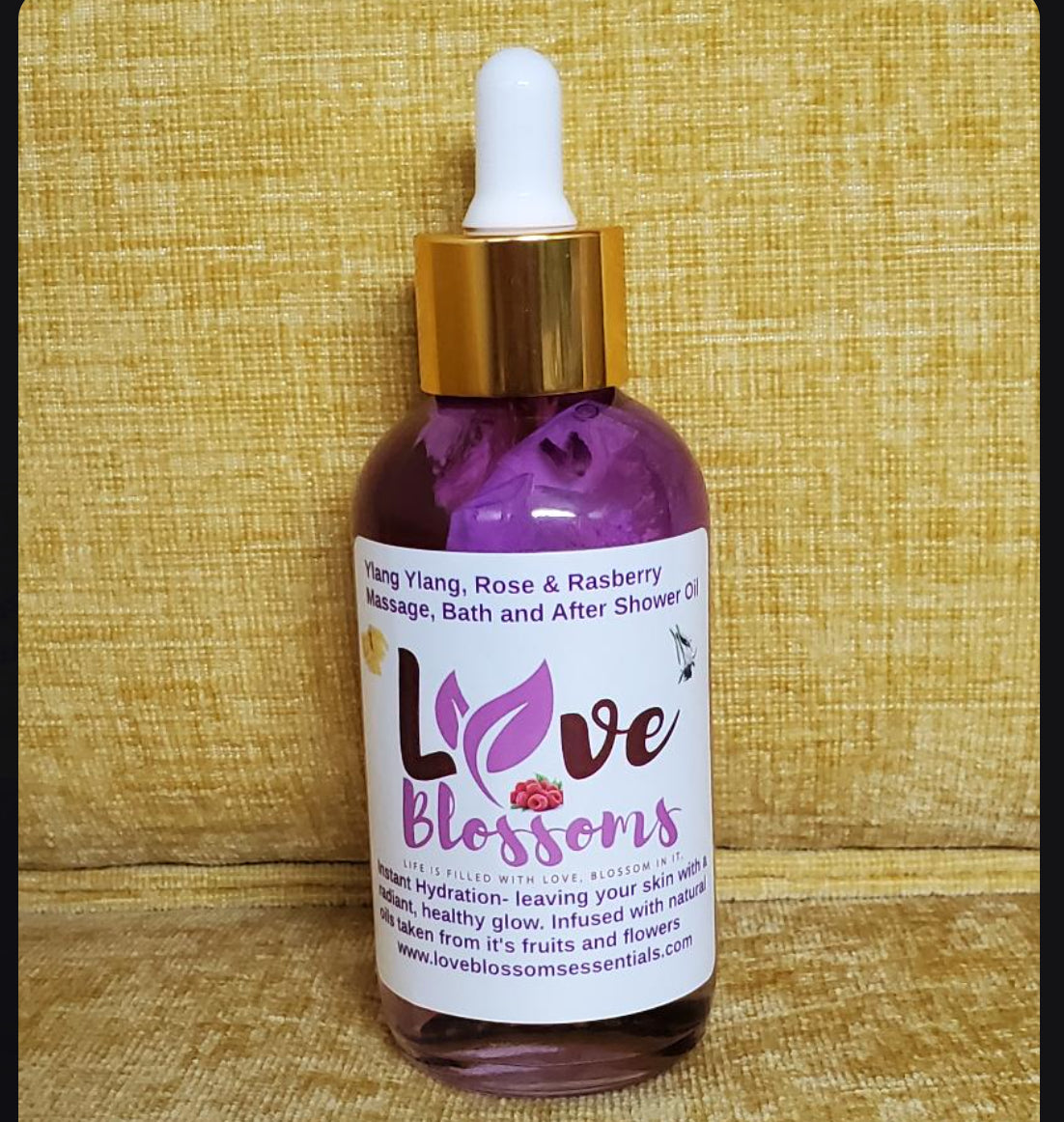 Ylang Ylang Rose & Raspberry Massage, Bath and AfterShower Oil image 0